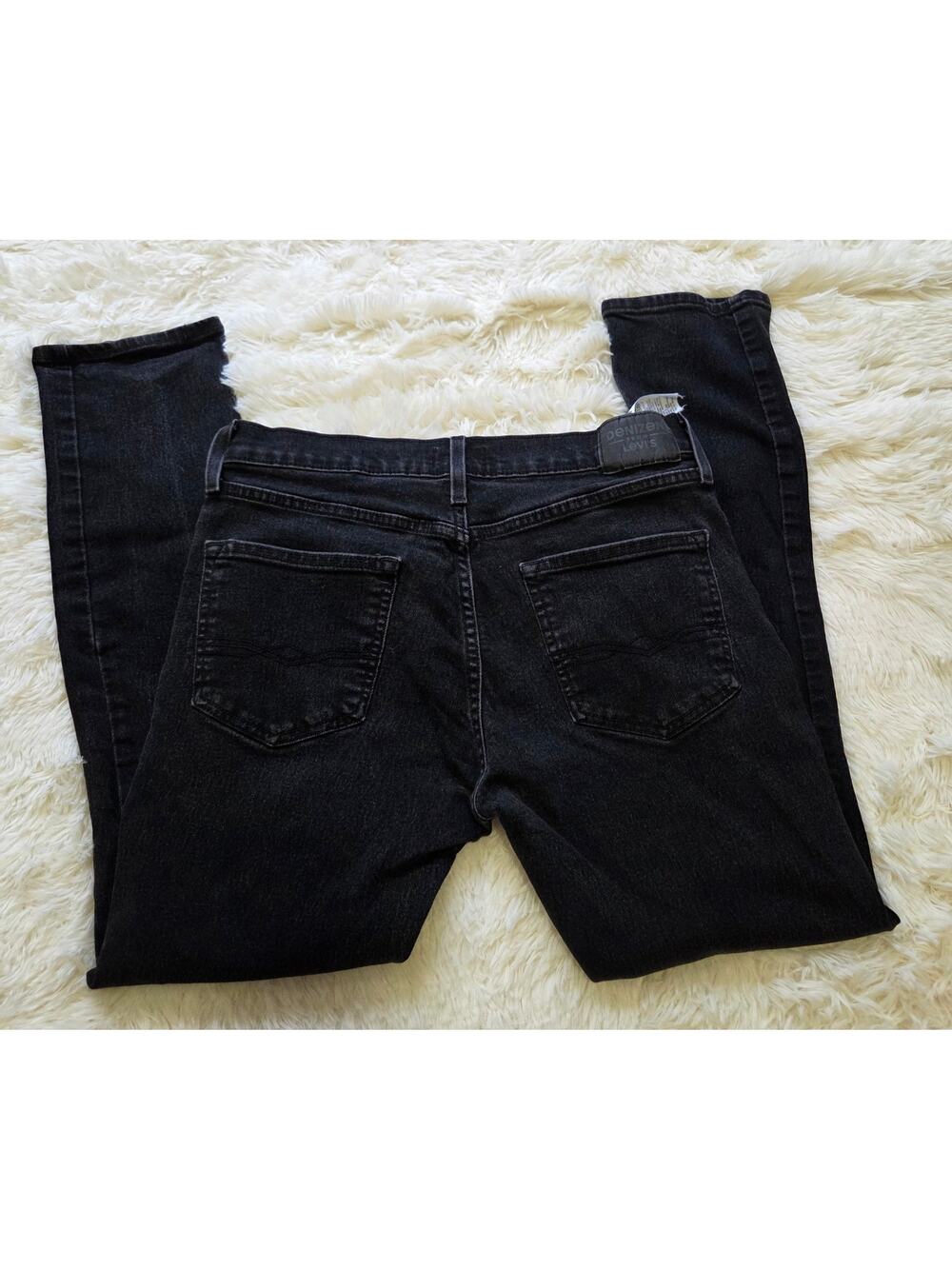 Denizen From Levi's  216 Slim Black Denim Jeans Men's Size 33 x 30